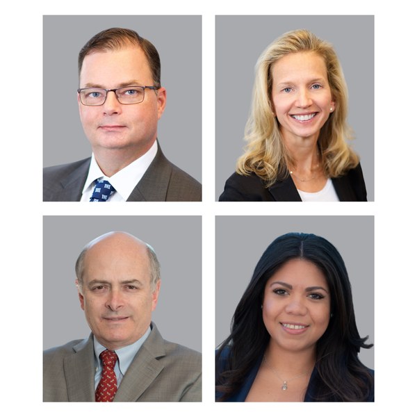Edmond O'Brien, Joelle Taub, James E. Schwartz, and Evelyn P. Flores